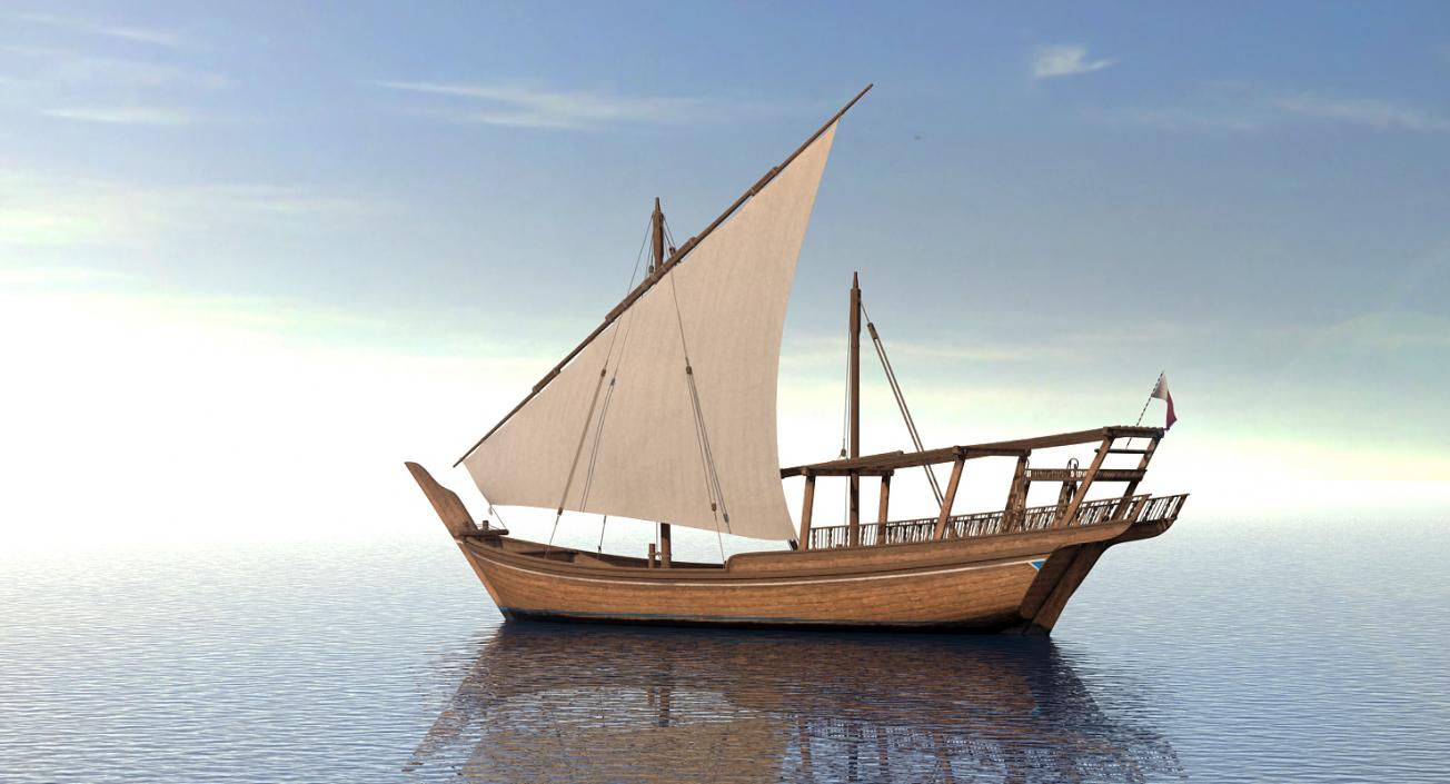 Wooden Traditional Boats Collection 2 3D