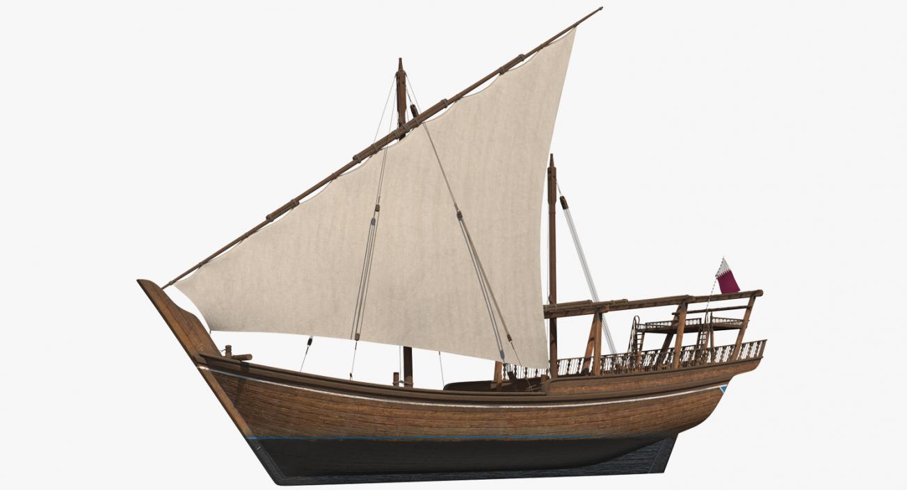 Wooden Traditional Boats Collection 2 3D