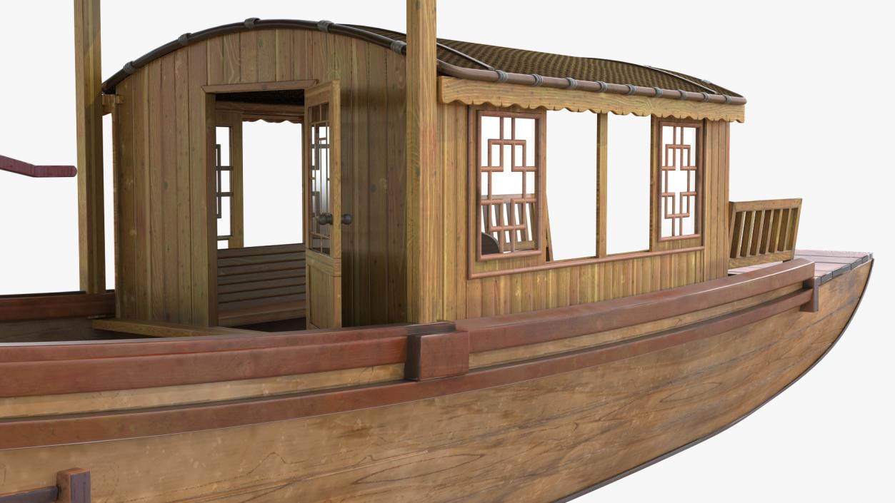 Wooden Traditional Boats Collection 2 3D