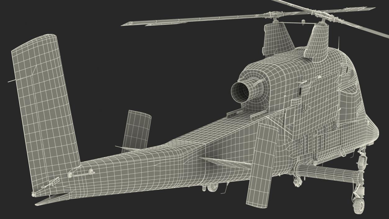 Kaman K Max K1200 Rigged 3D model