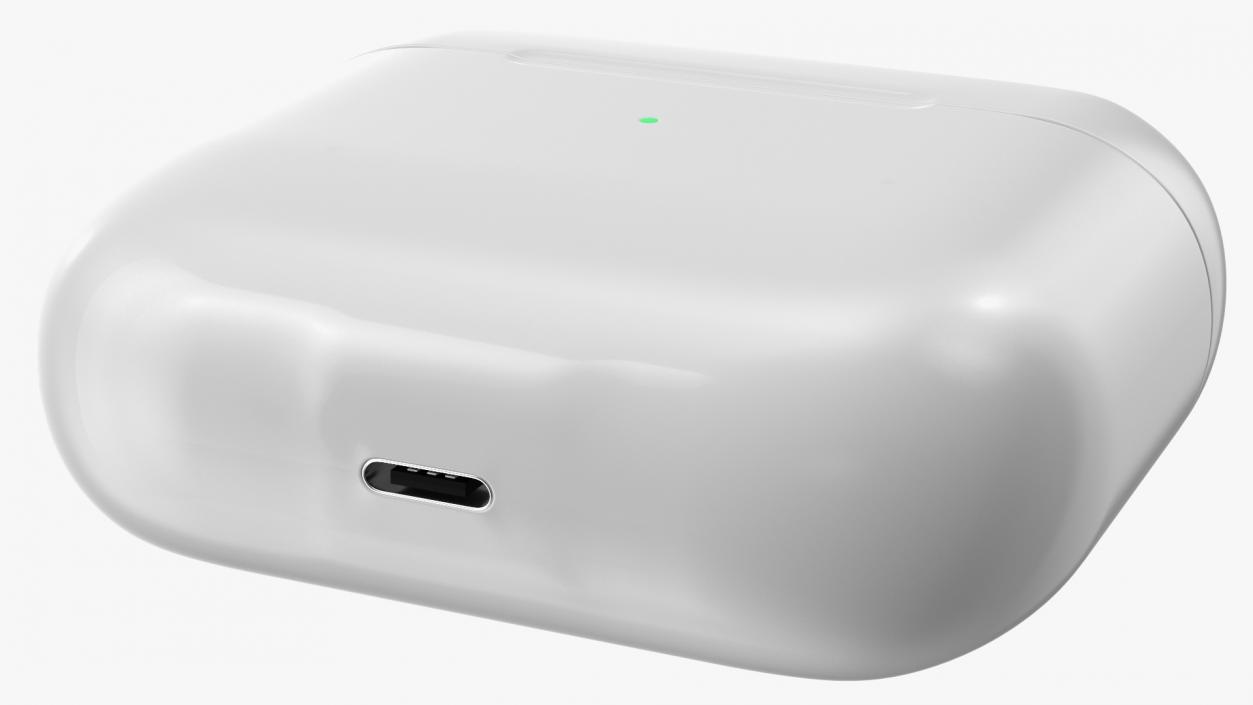 3D Apple AirPods 3 Closed Empty Case model