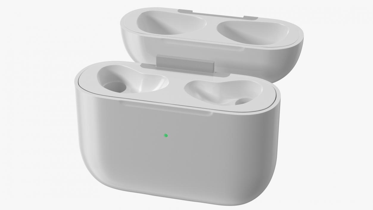 3D Apple AirPods 3 Closed Empty Case model