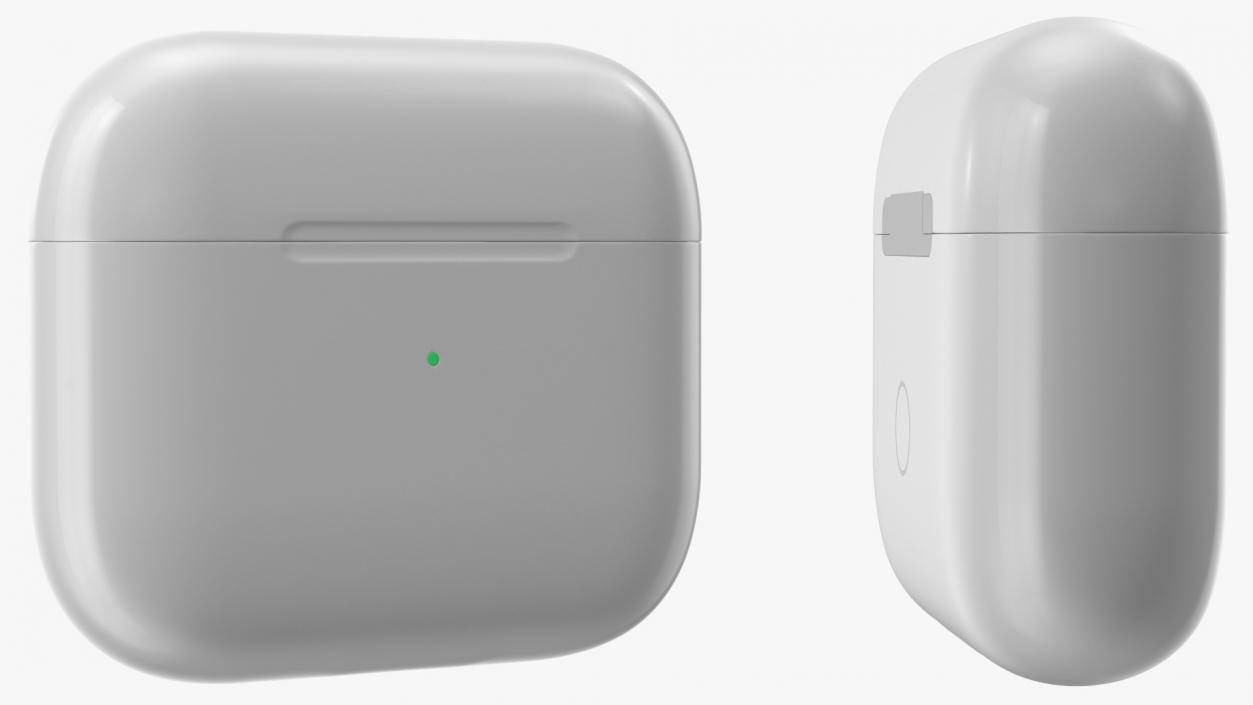 3D Apple AirPods 3 Closed Empty Case model