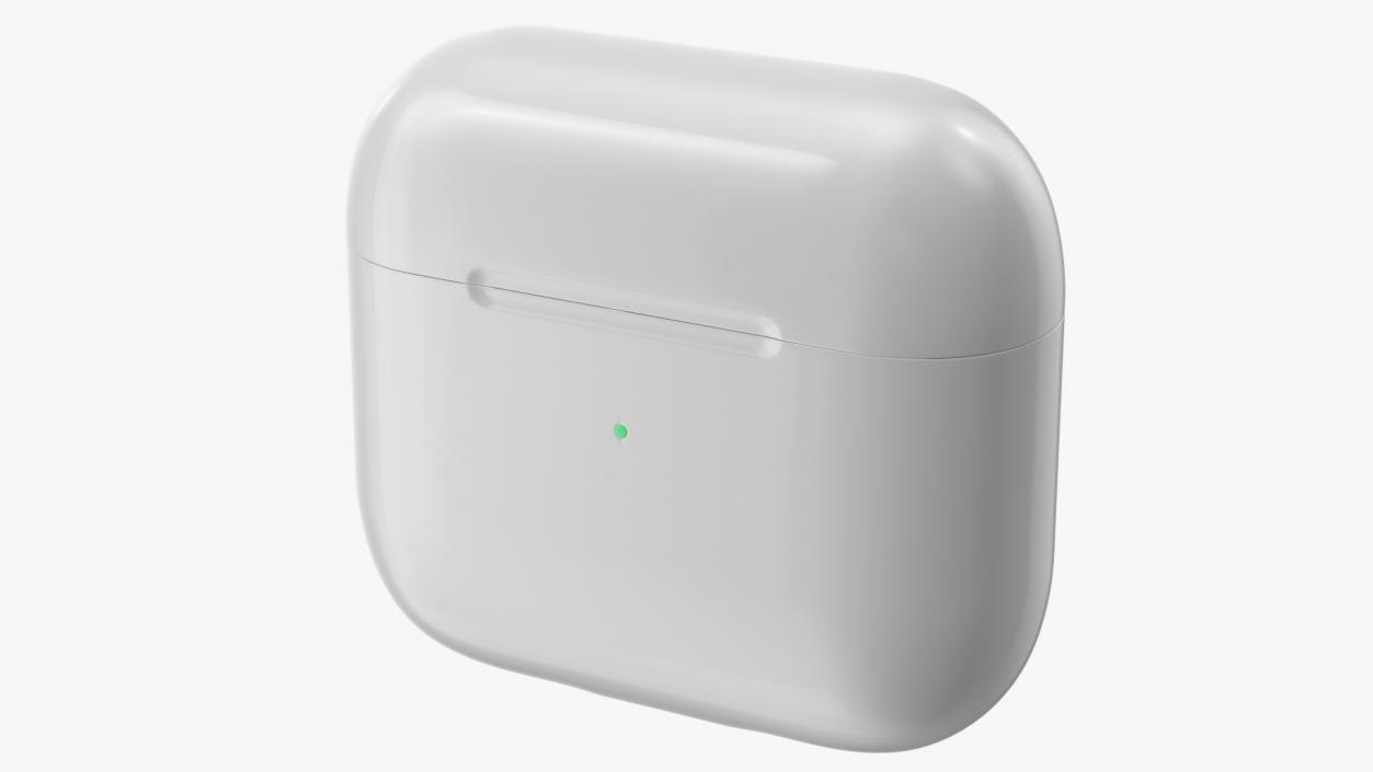 3D Apple AirPods 3 Closed Empty Case model