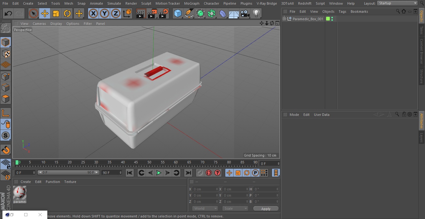 3D Paramedic Box model