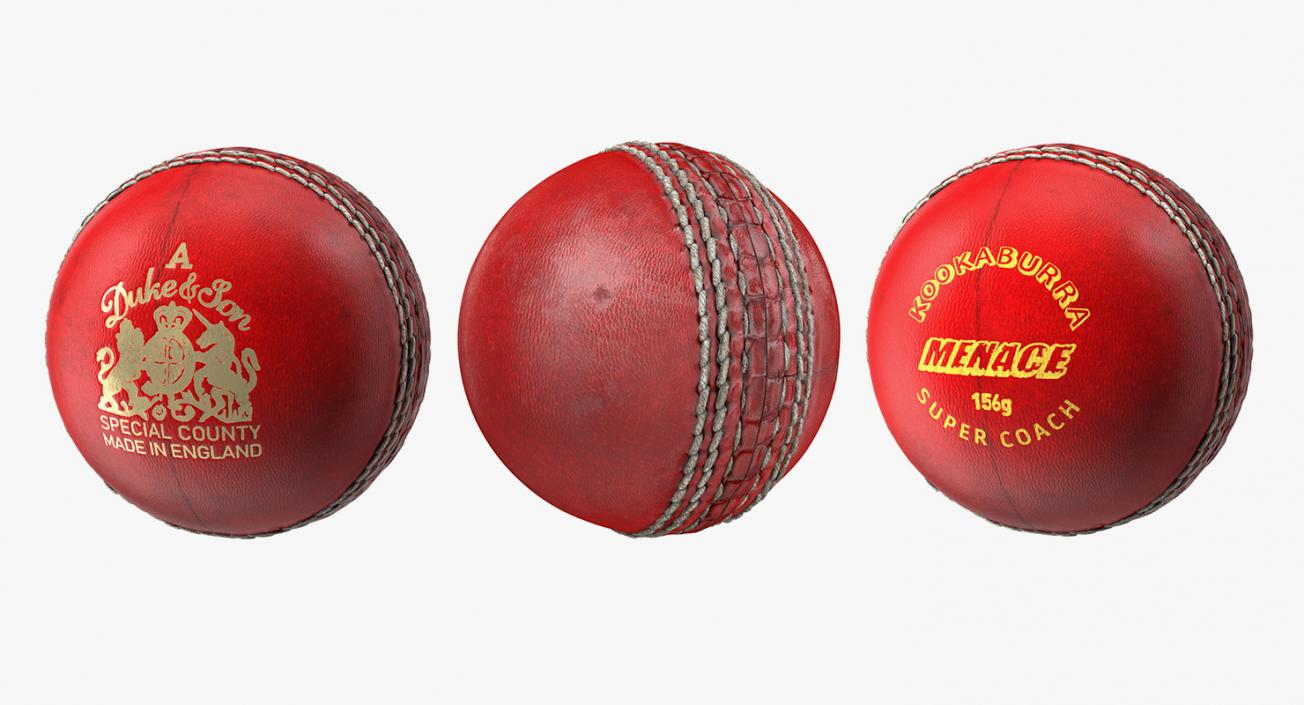 3D Cricket Balls Collection 2