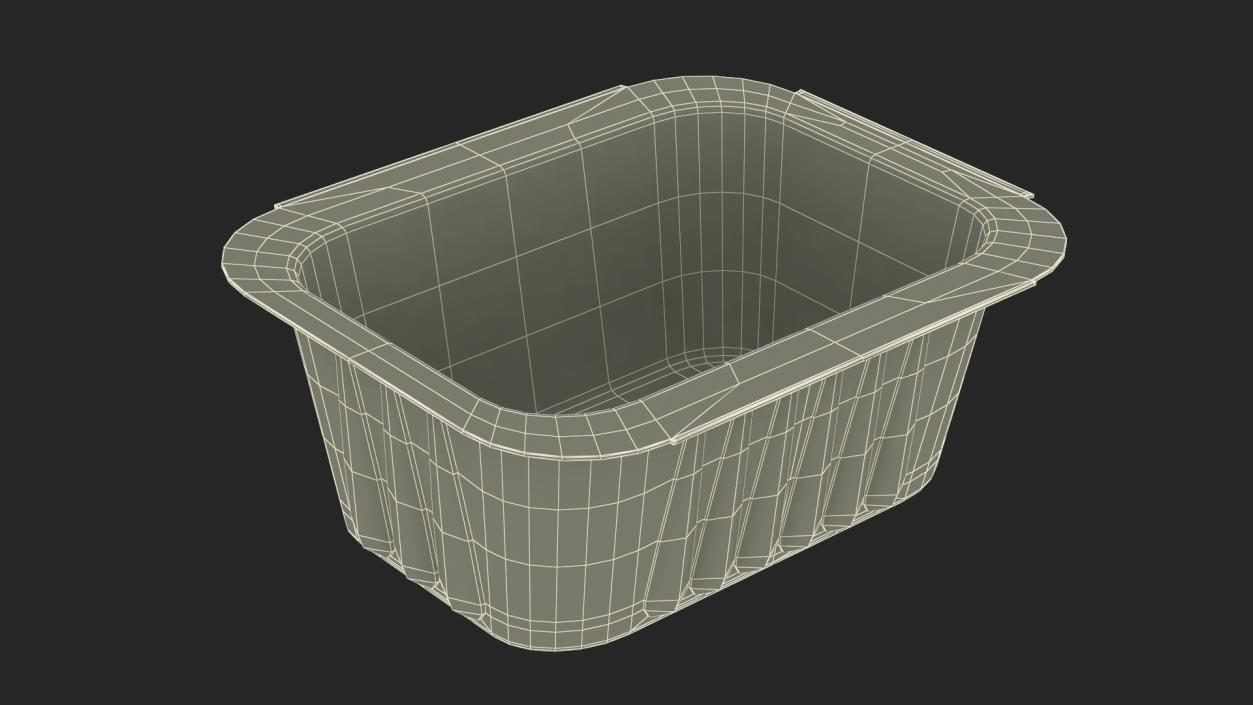 3D Plastic Dip Pot White