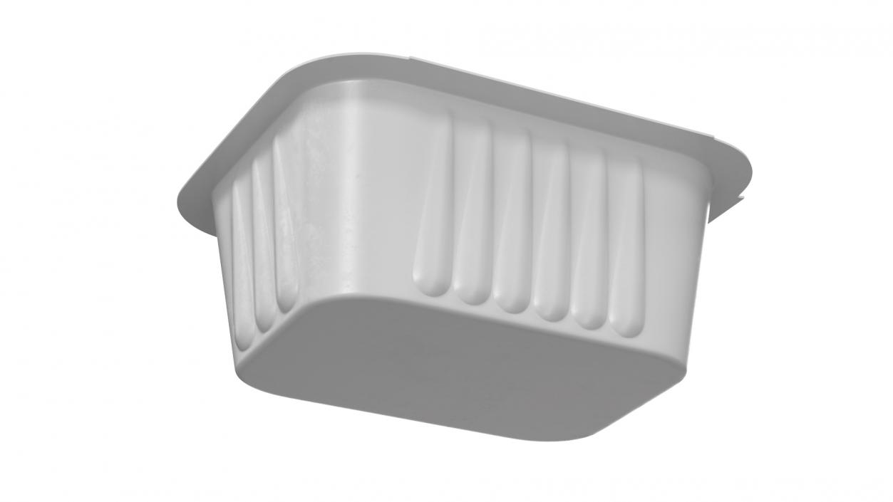 3D Plastic Dip Pot White