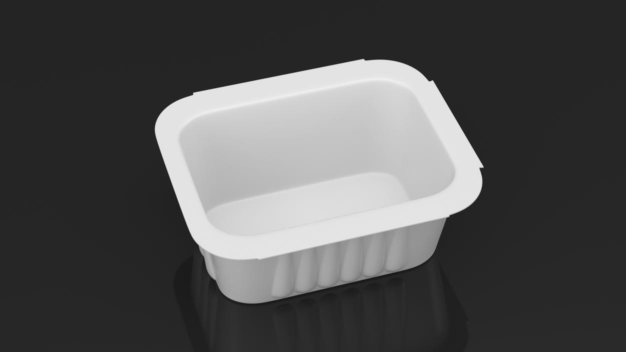 3D Plastic Dip Pot White