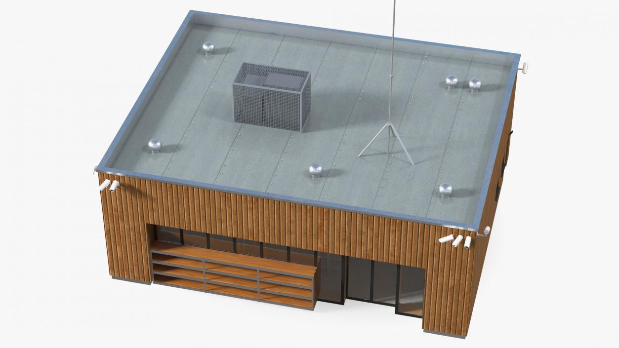 Small Shop Building 3D model