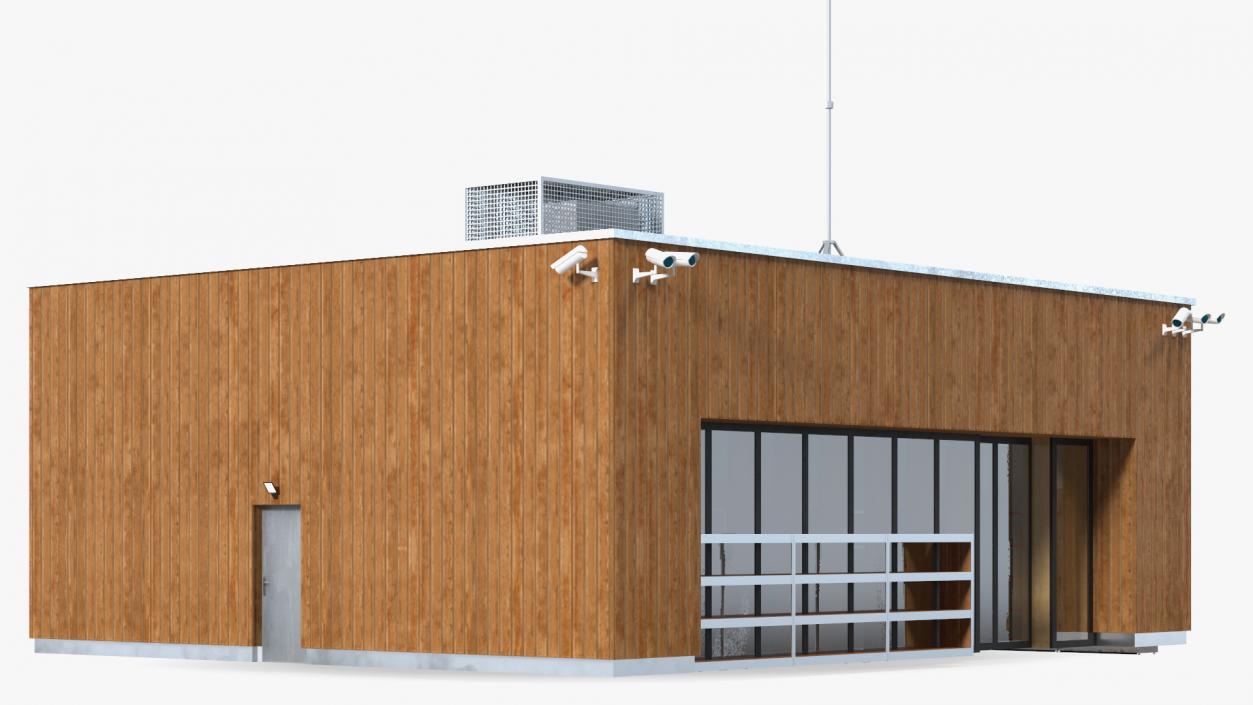 Small Shop Building 3D model