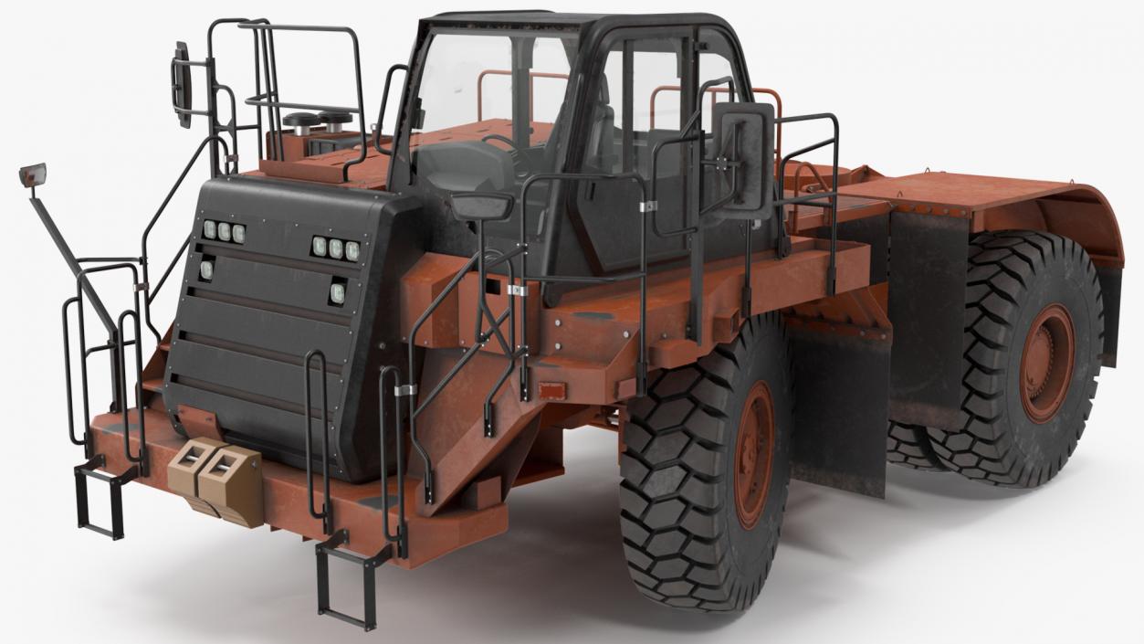 3D Heavy Duty Bare Chassis Dirty Rigged