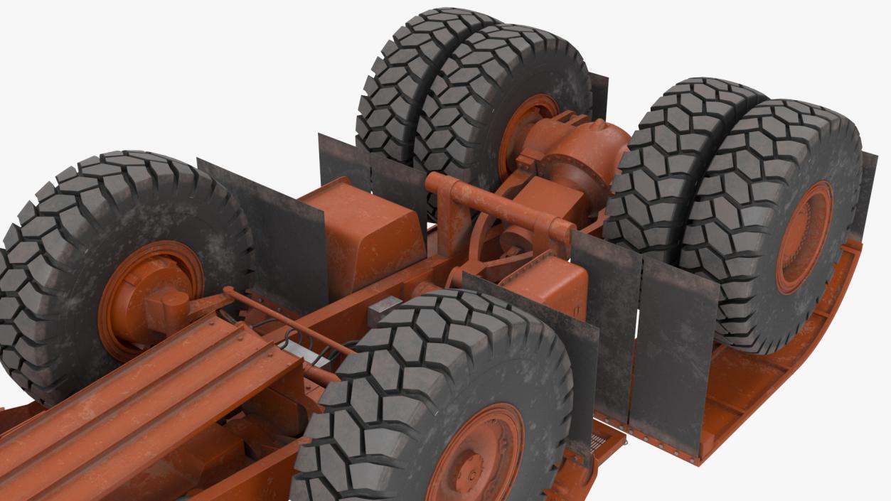 3D Heavy Duty Bare Chassis Dirty Rigged