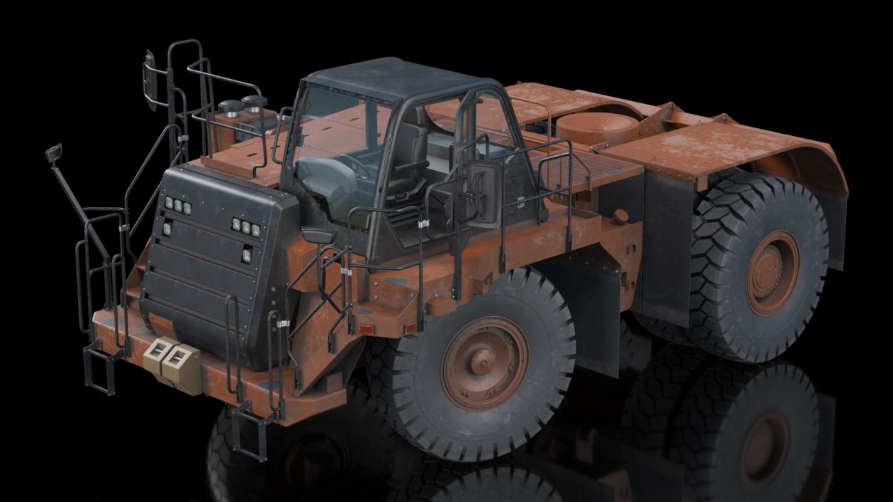 3D Heavy Duty Bare Chassis Dirty Rigged