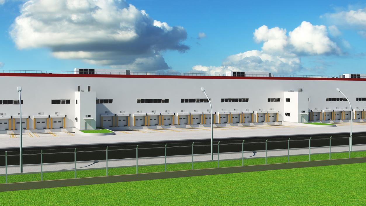 3D model Giant Manufacturing Plant