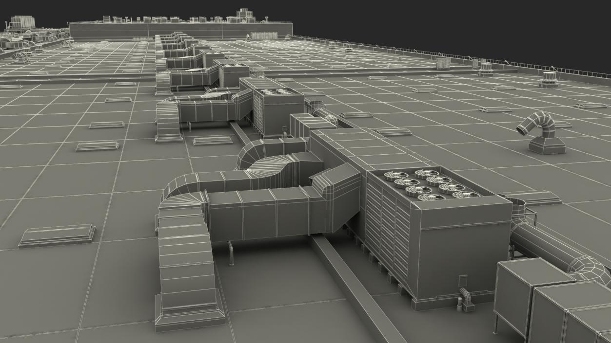 3D model Giant Manufacturing Plant