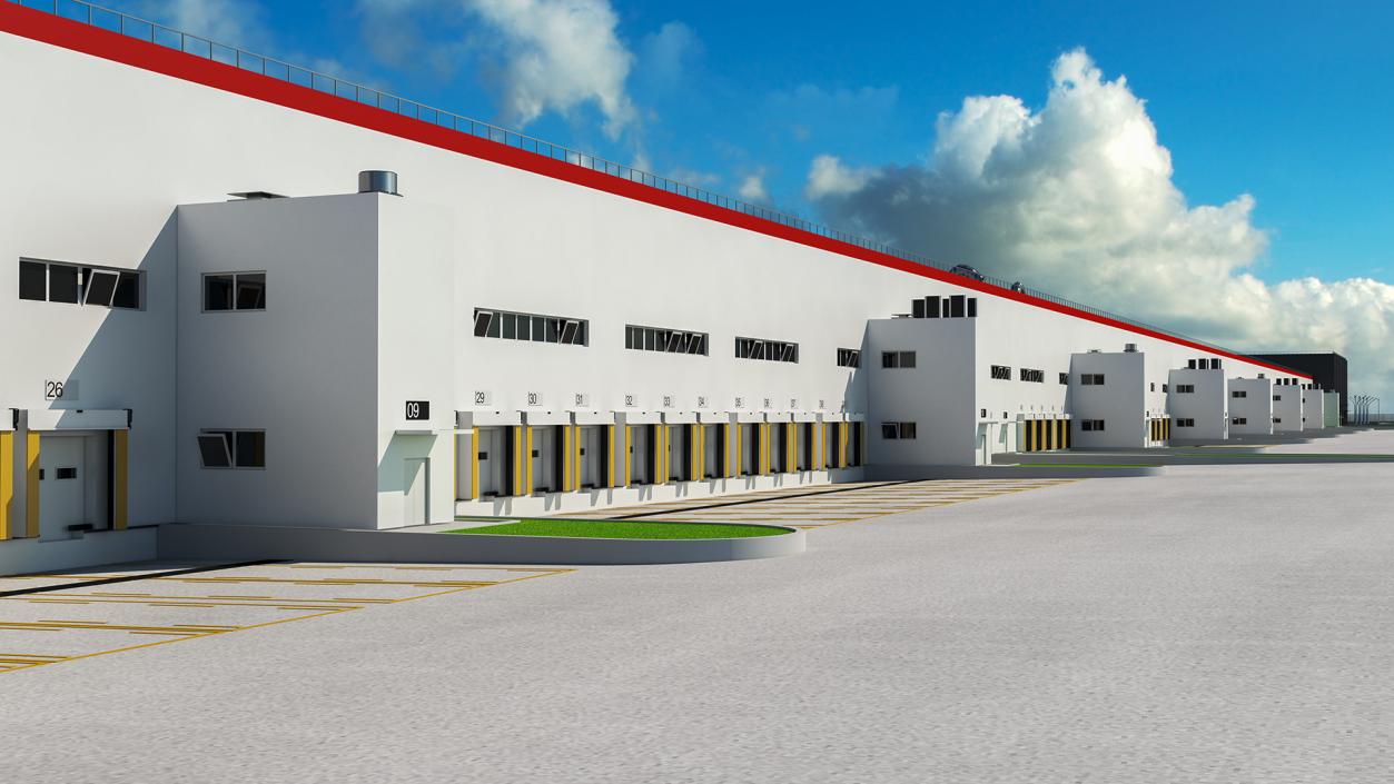 3D model Giant Manufacturing Plant