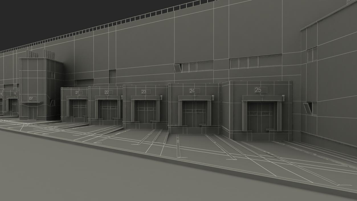 3D model Giant Manufacturing Plant