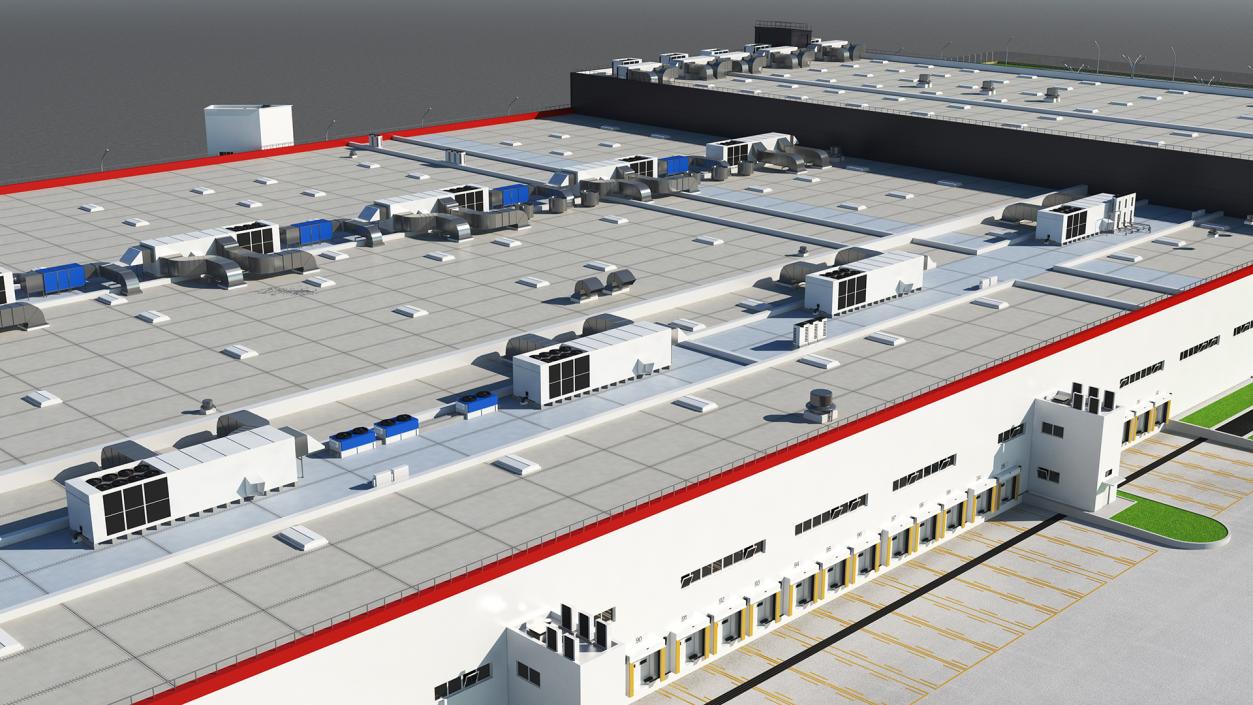 3D model Giant Manufacturing Plant