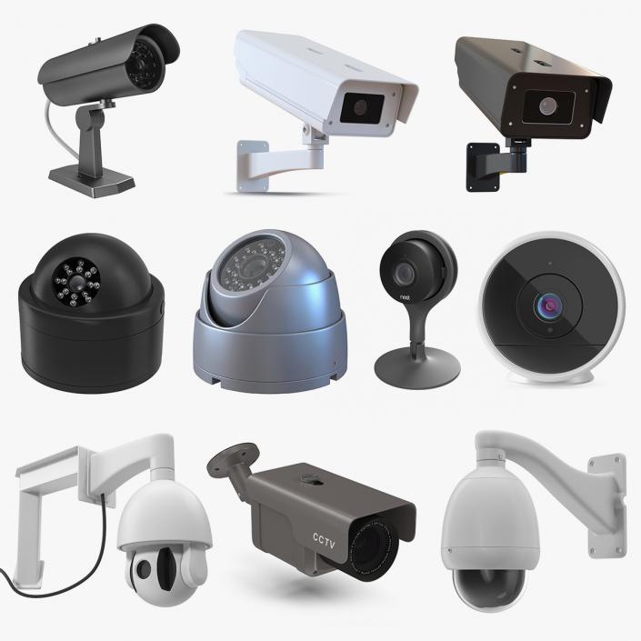 3D model CCTV Cameras Collection 6