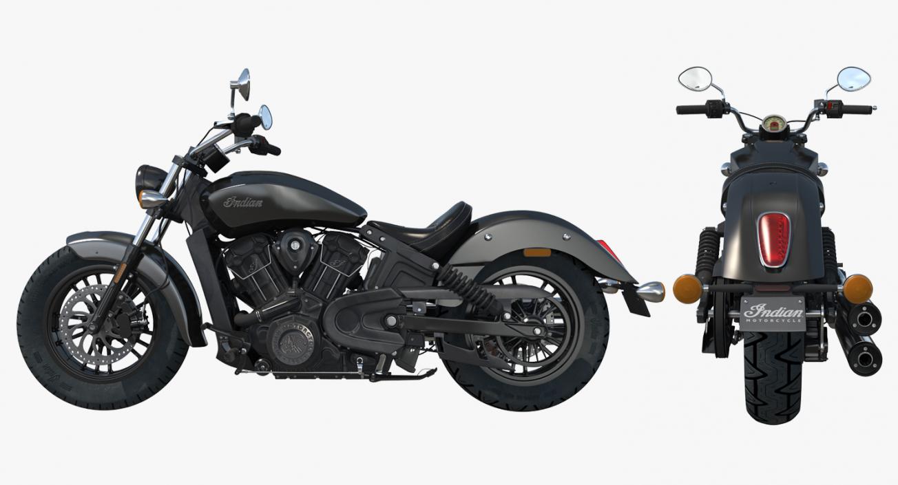 Motorcycle Indian Scout Sixty 2016 3D model