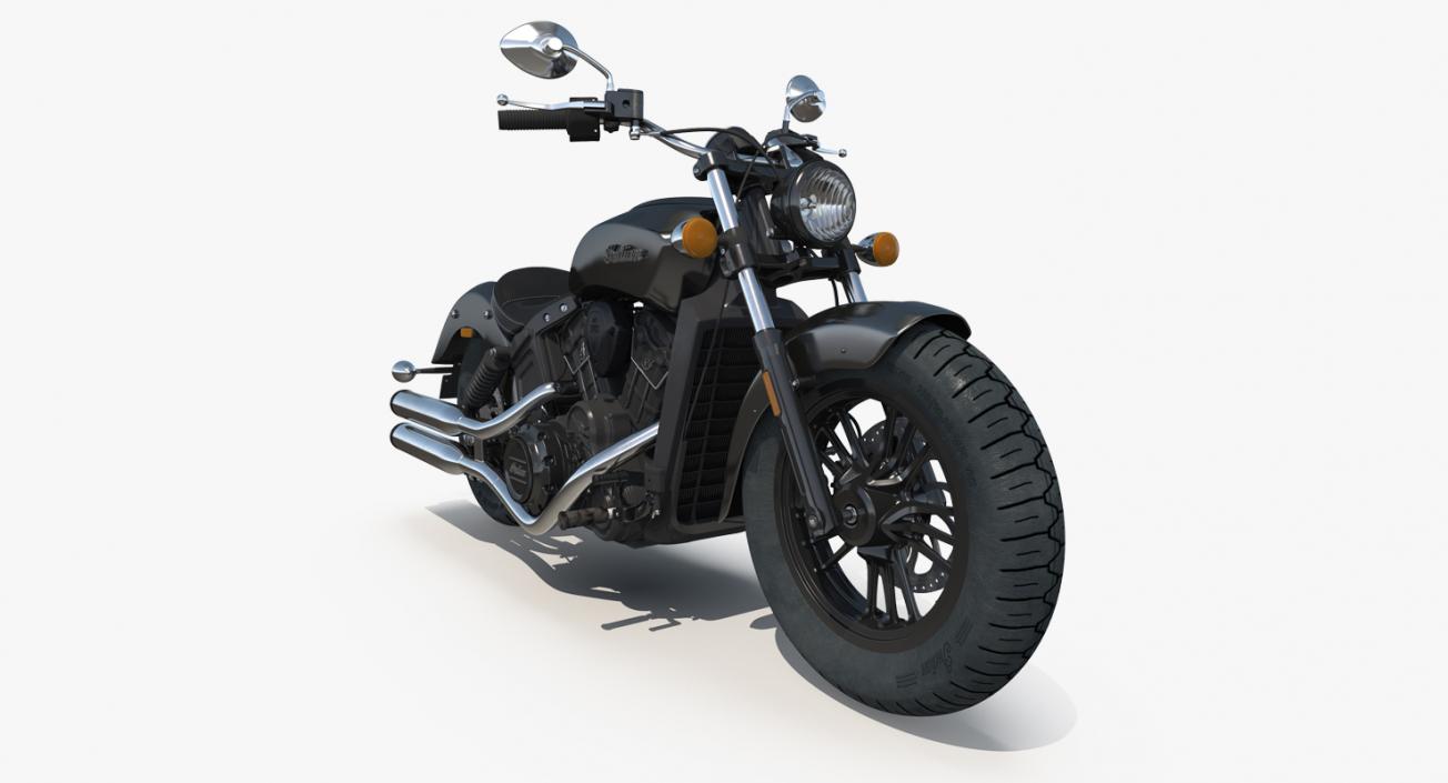 Motorcycle Indian Scout Sixty 2016 3D model