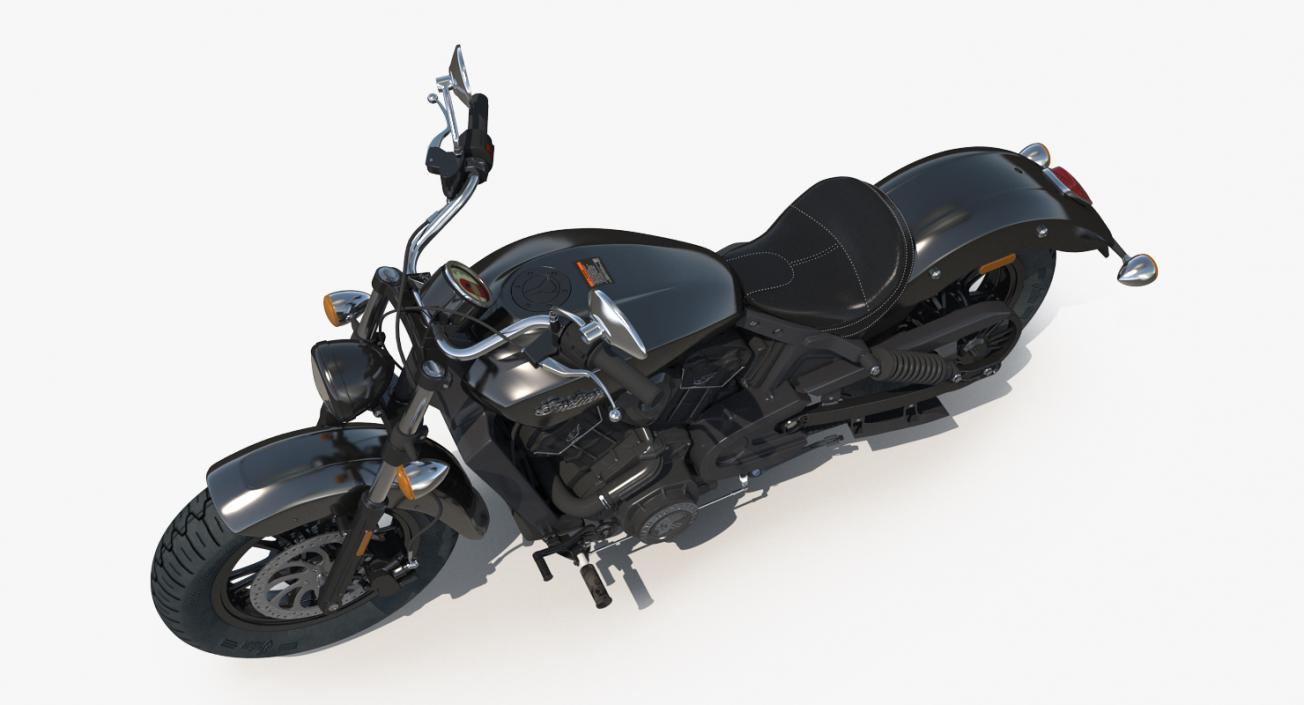 Motorcycle Indian Scout Sixty 2016 3D model