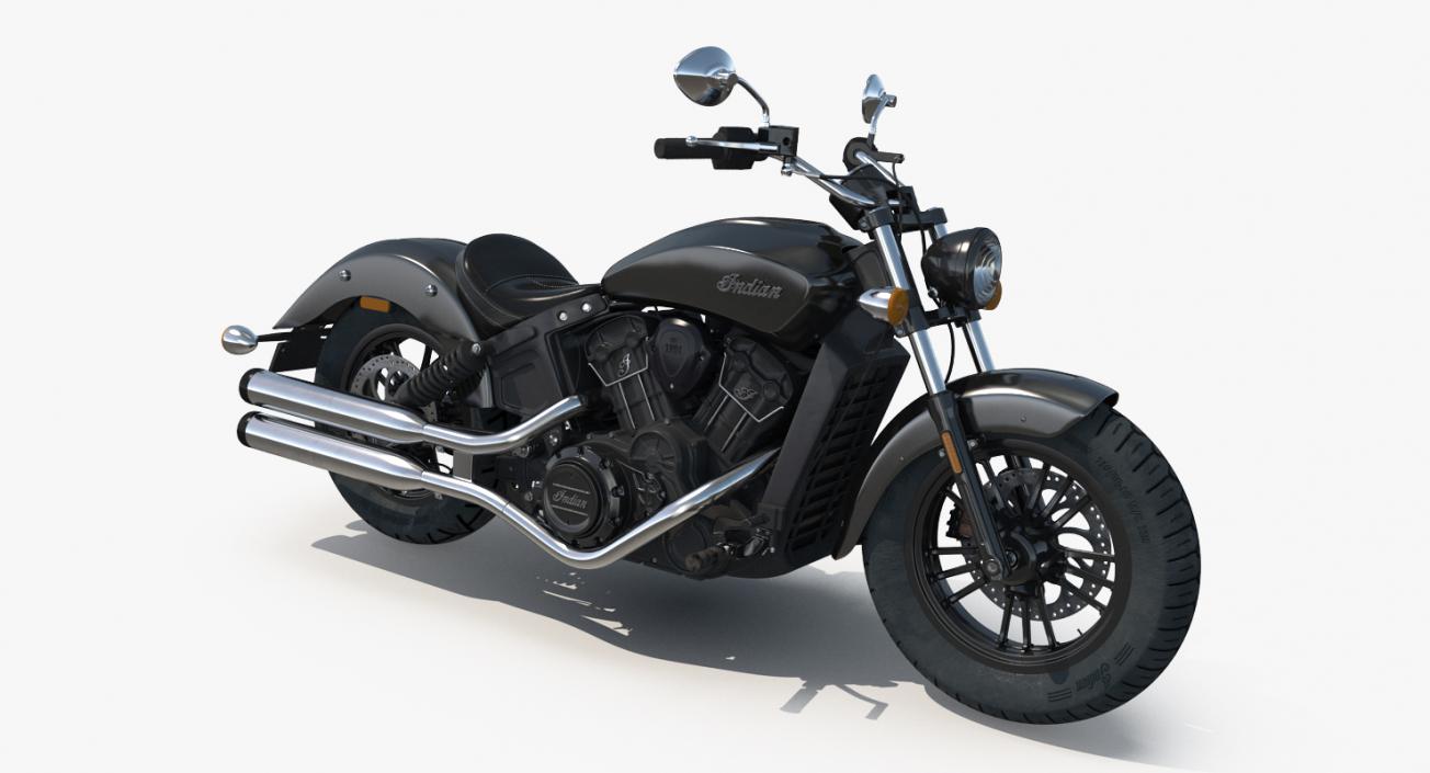 Motorcycle Indian Scout Sixty 2016 3D model