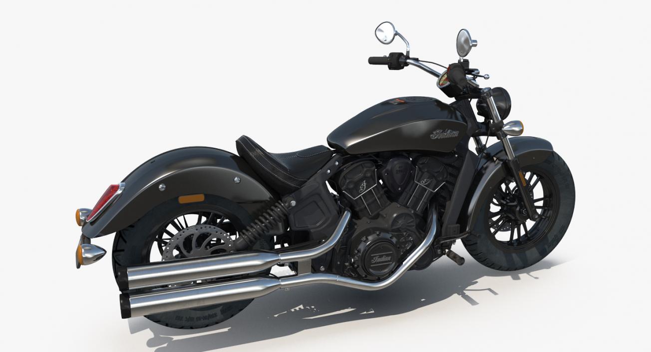 Motorcycle Indian Scout Sixty 2016 3D model