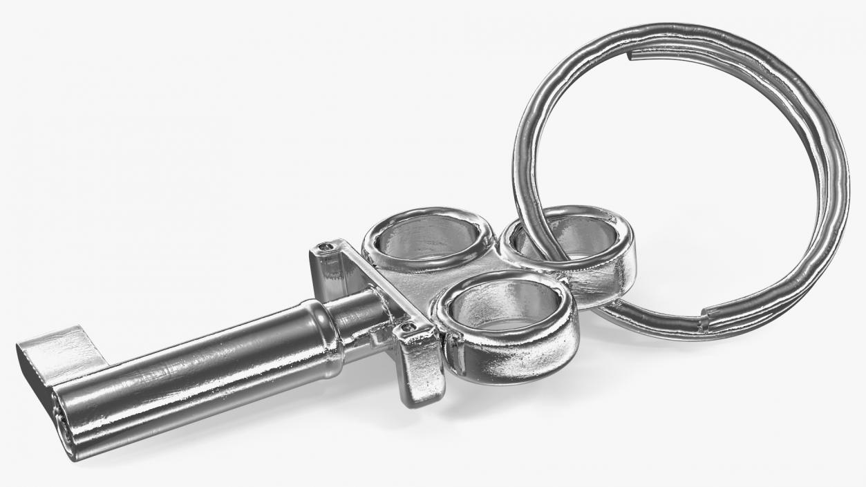 3D Handcuffs Key model