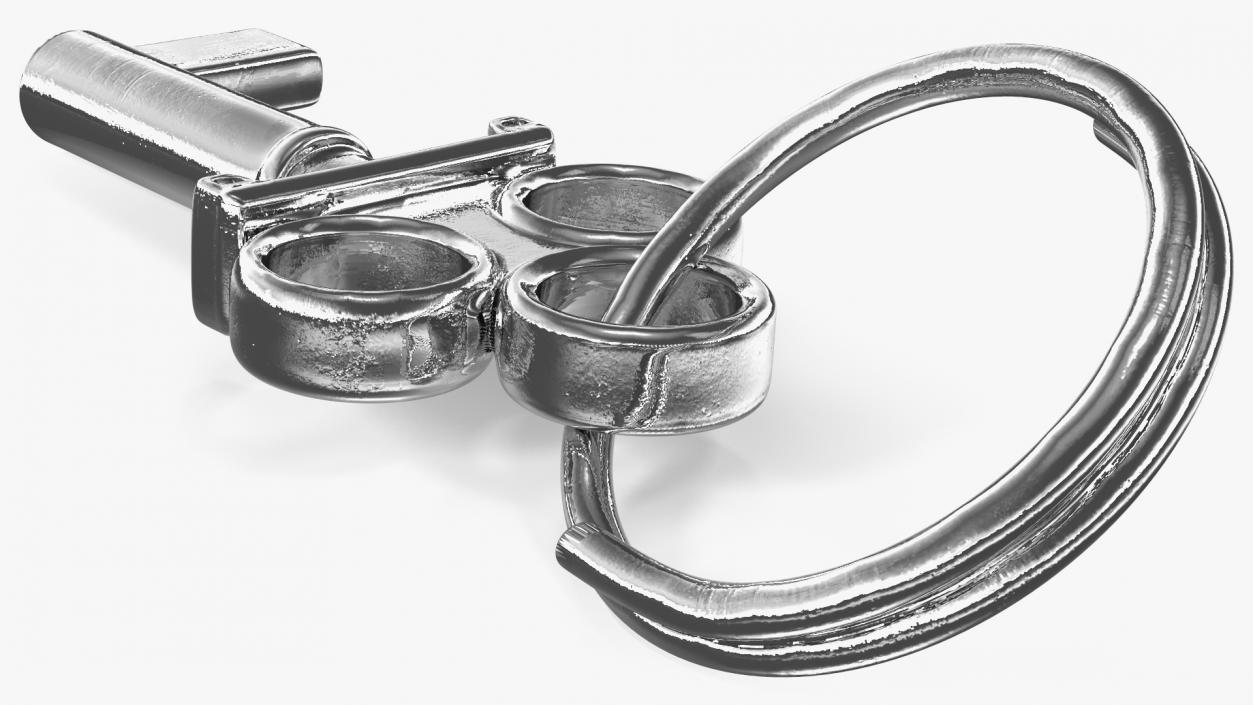 3D Handcuffs Key model