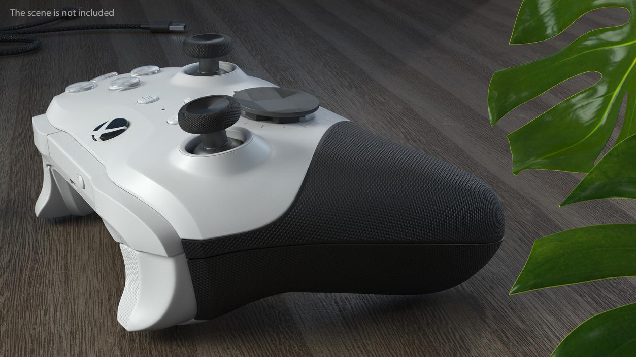 3D model Wireless Controller Xbox Elite Series 2 White