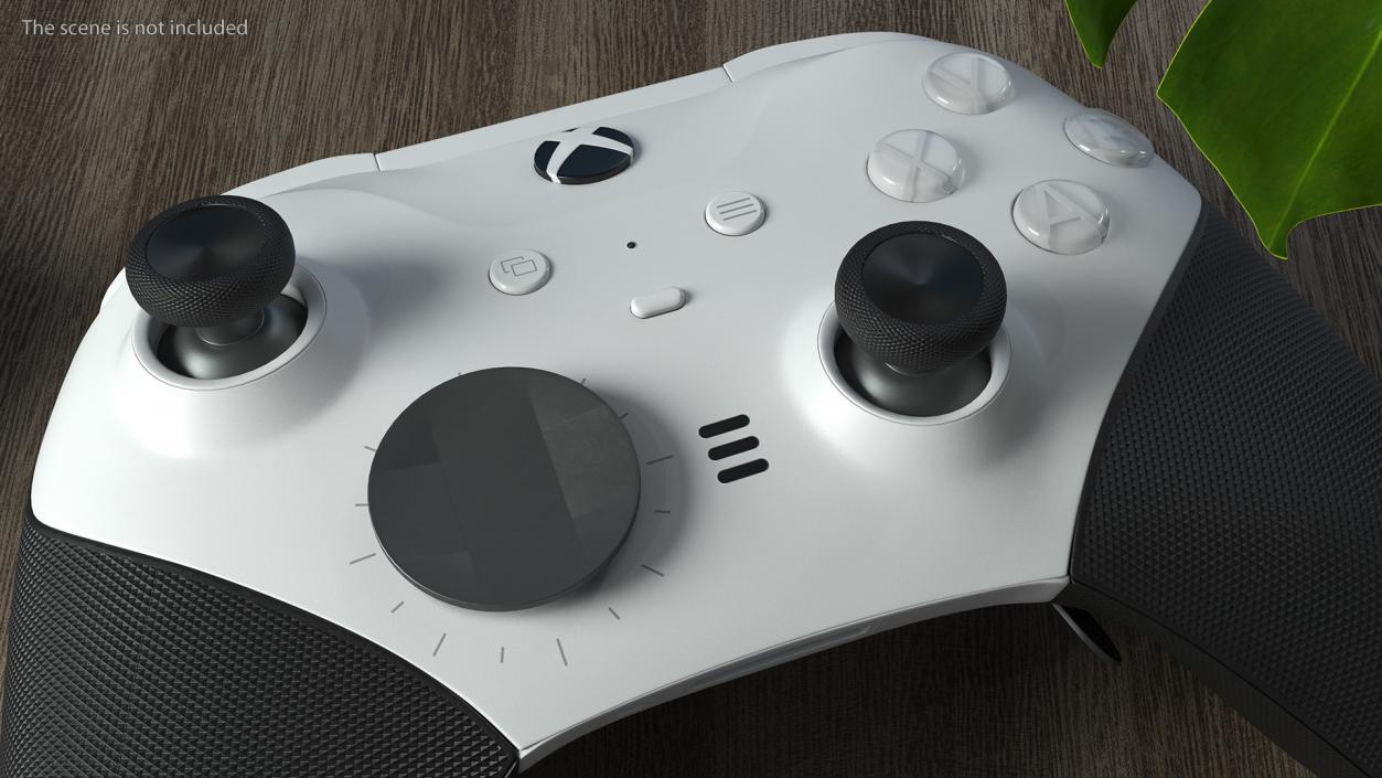 3D model Wireless Controller Xbox Elite Series 2 White