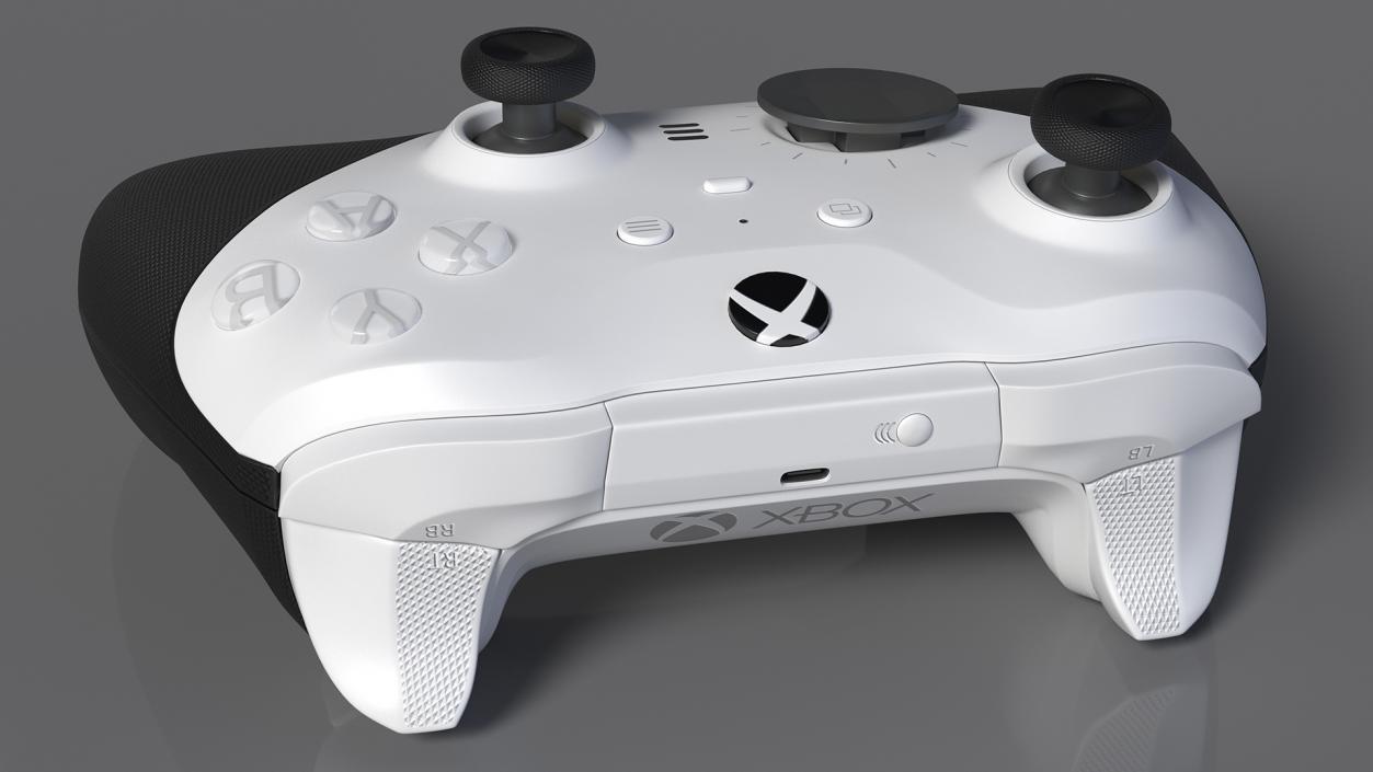 3D model Wireless Controller Xbox Elite Series 2 White