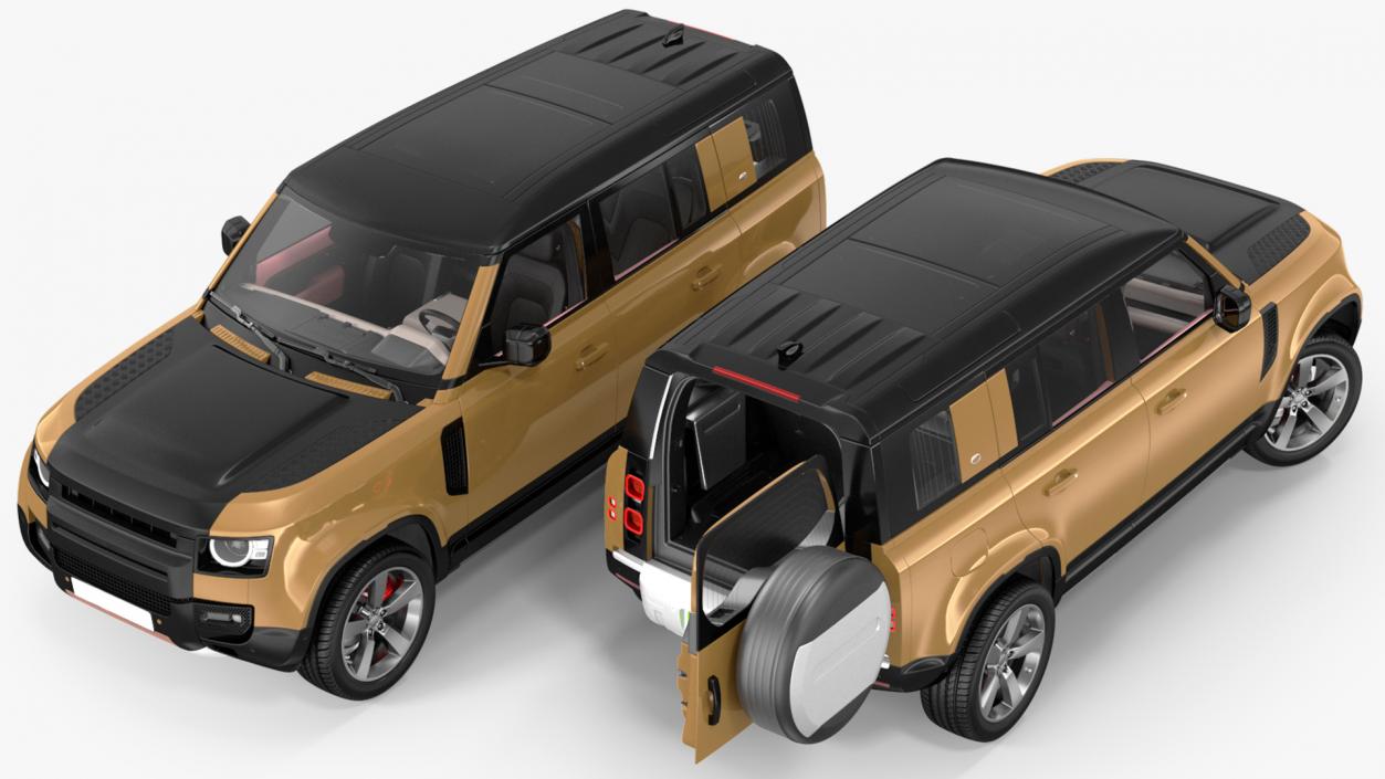 Comfortable SUV Rigged 3D