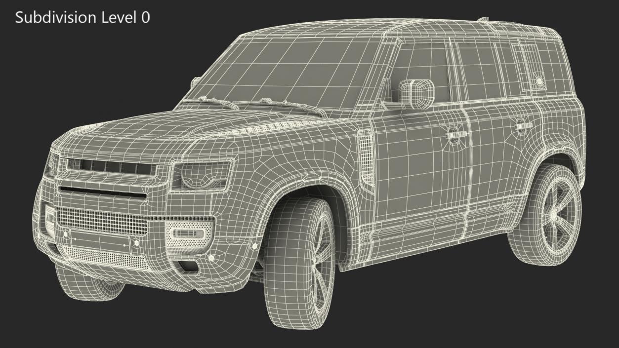 Comfortable SUV Rigged 3D