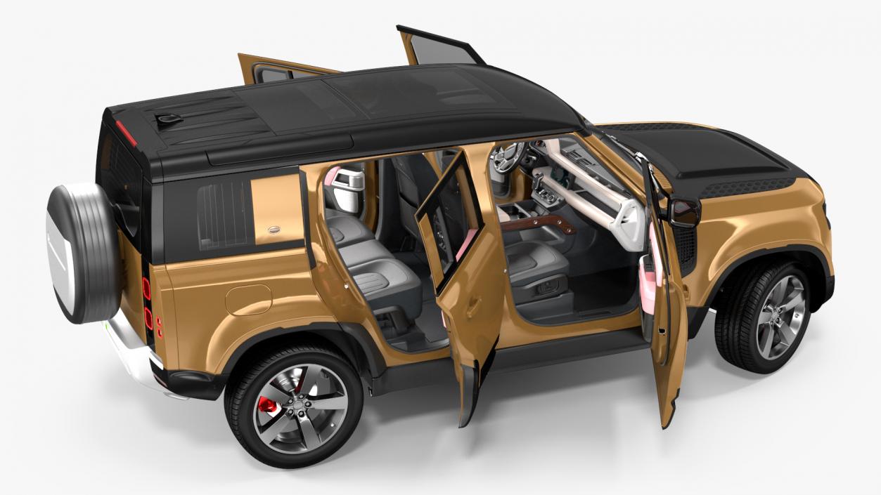 Comfortable SUV Rigged 3D