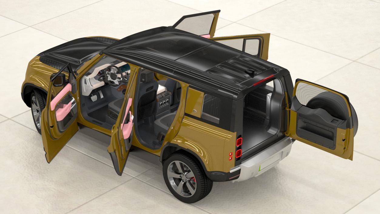 Comfortable SUV Rigged 3D