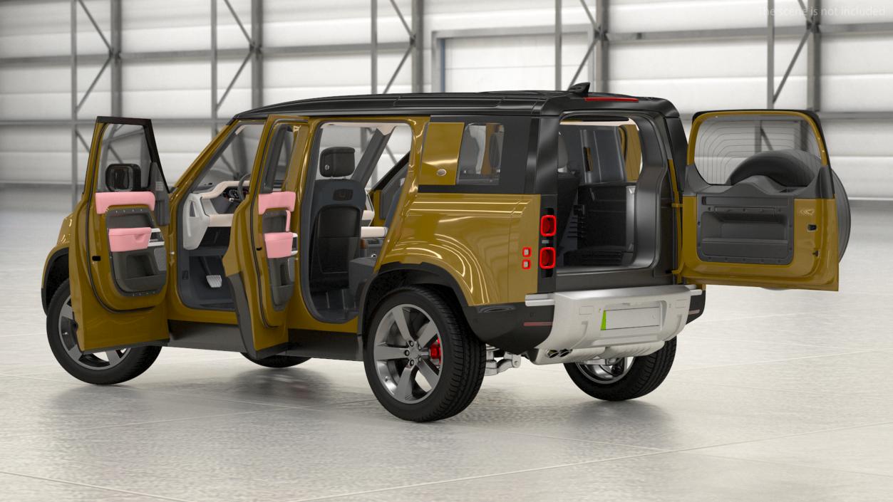 Comfortable SUV Rigged 3D