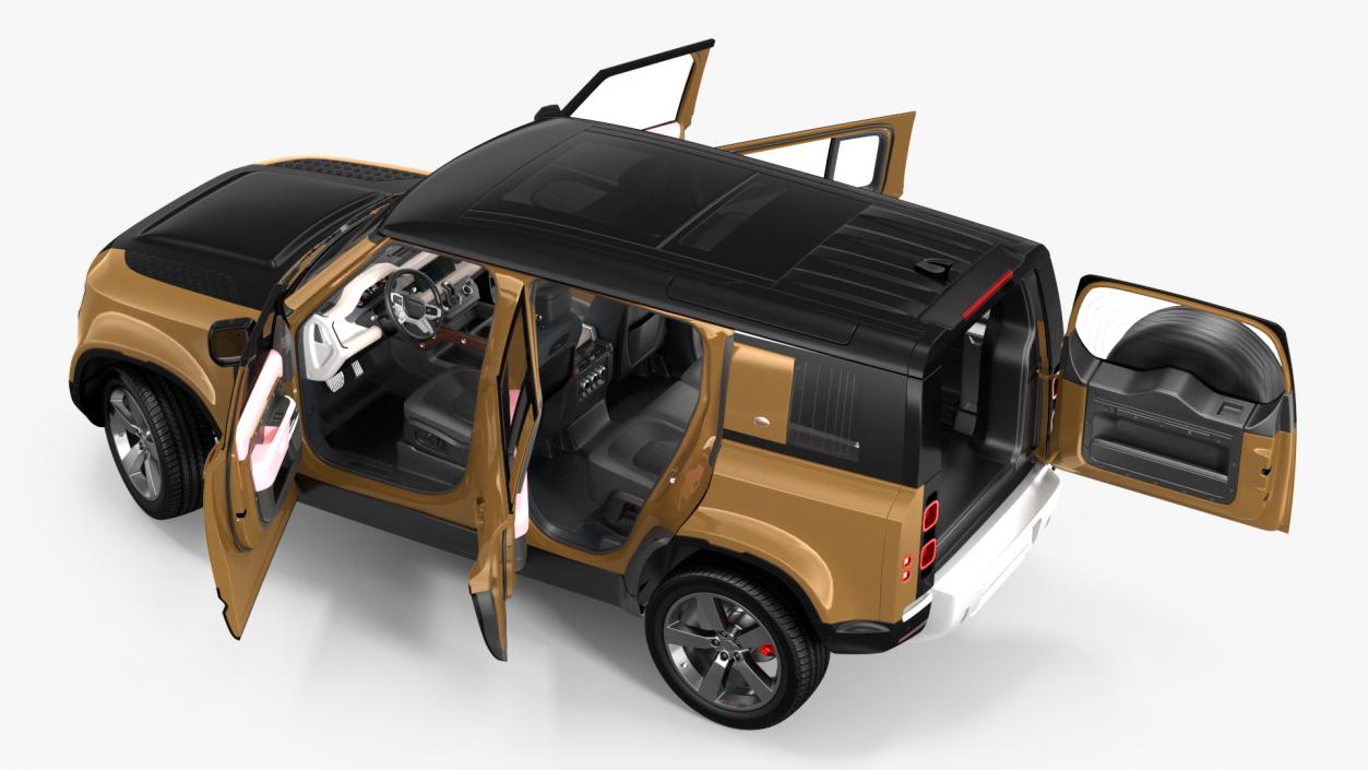 Comfortable SUV Rigged 3D