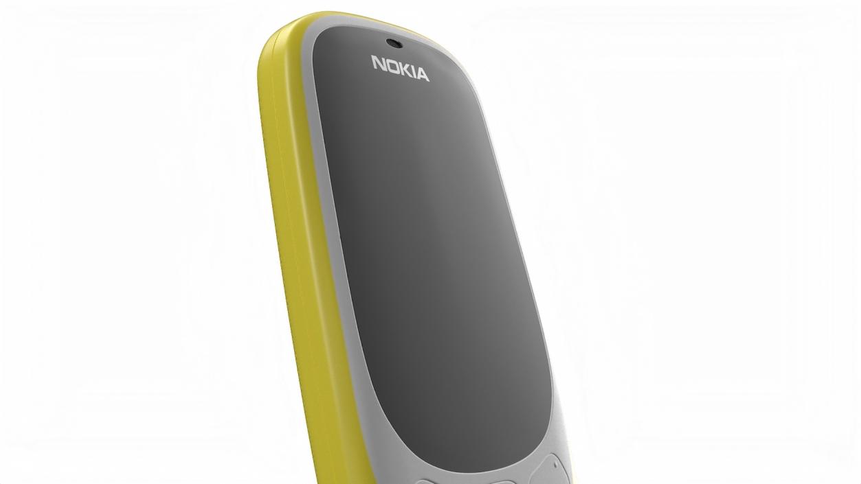 3D Nokia 3310 New Yellow