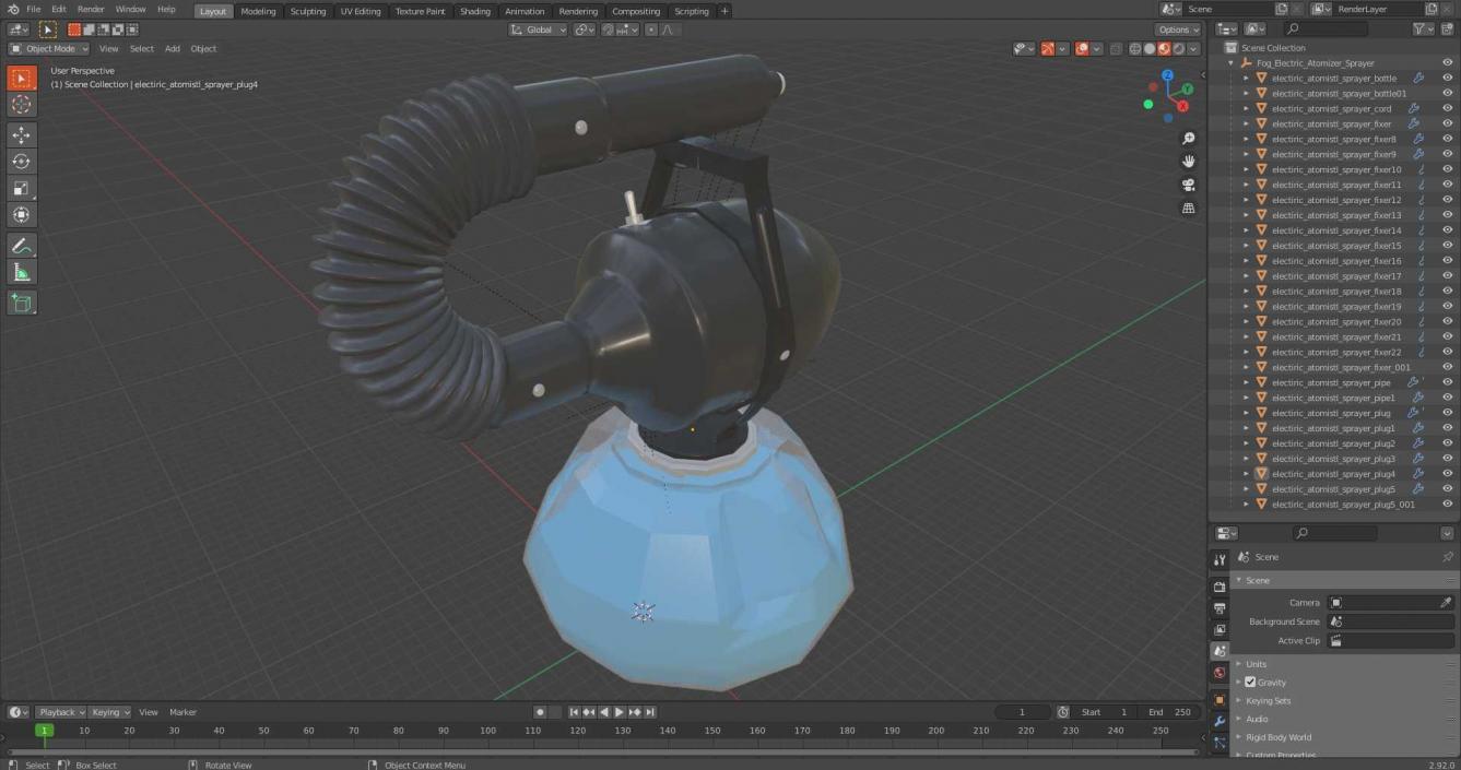 Fog Electric Atomizer Sprayer 3D model