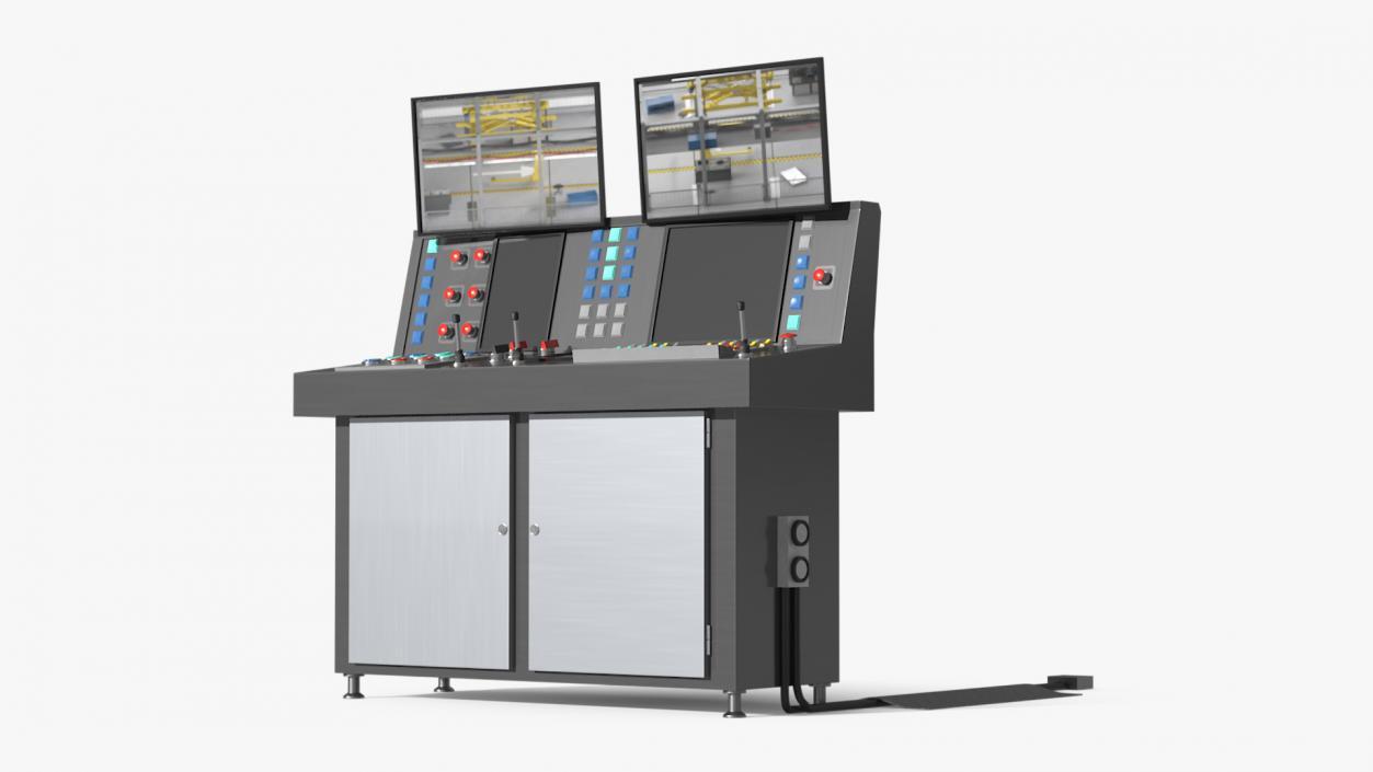 3D Main Control Panel model