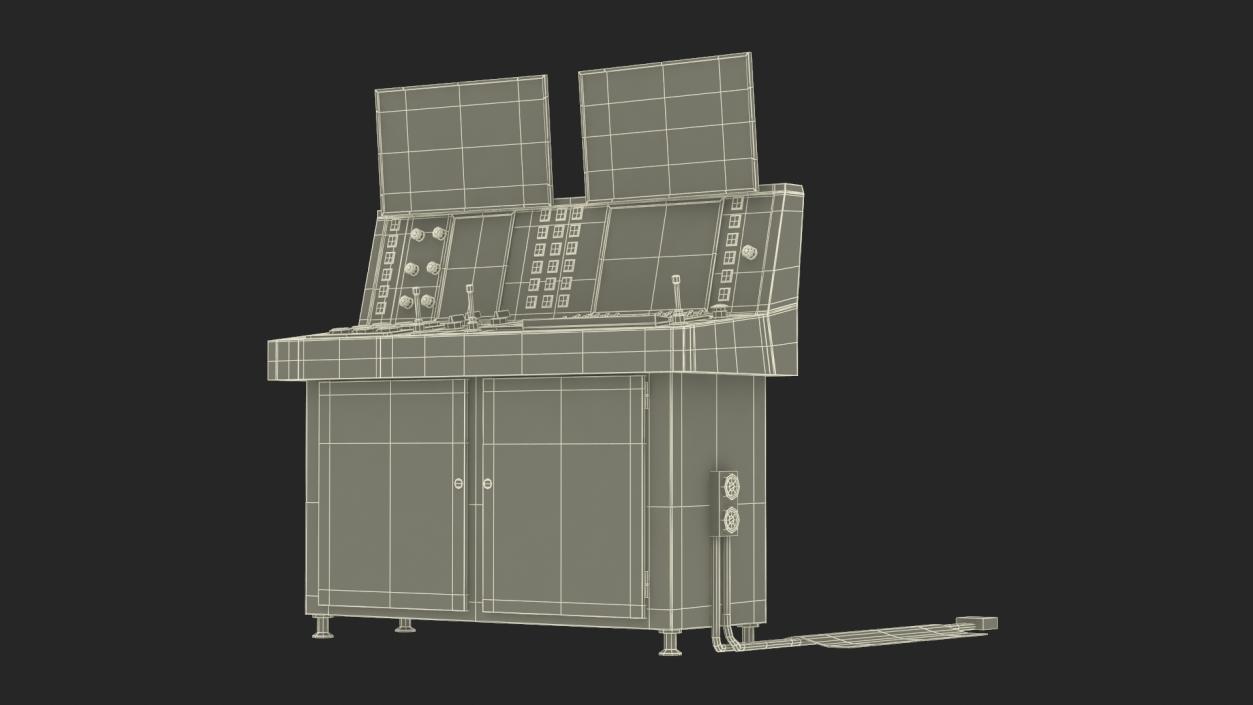 3D Main Control Panel model