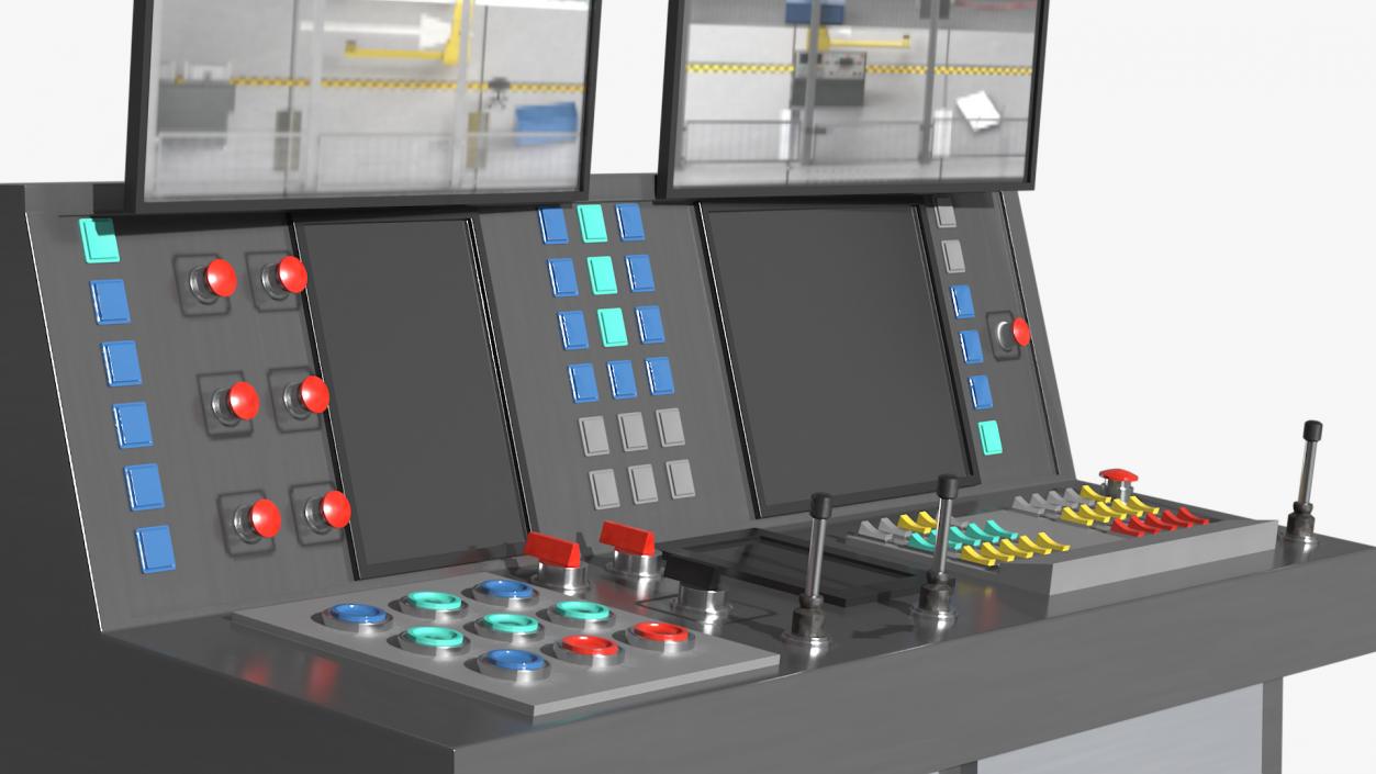 3D Main Control Panel model