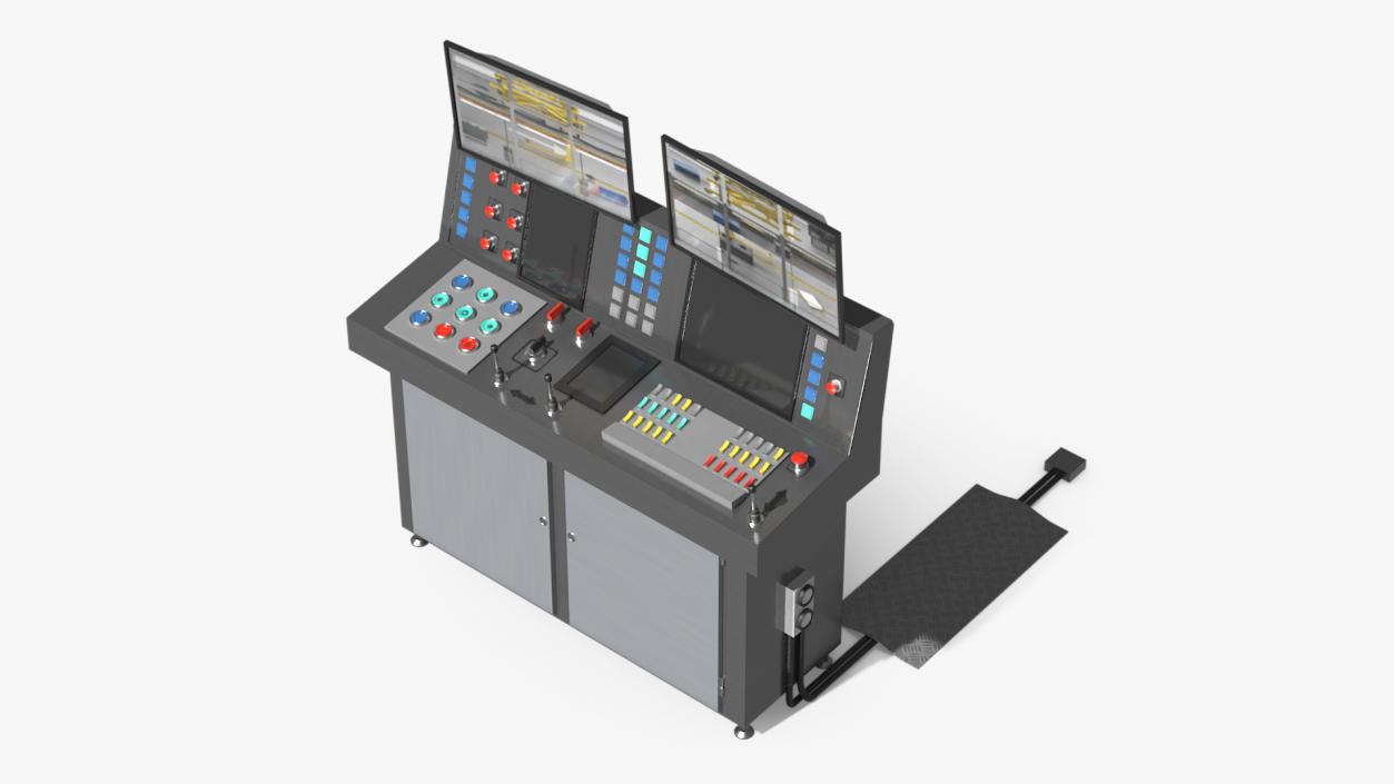 3D Main Control Panel model