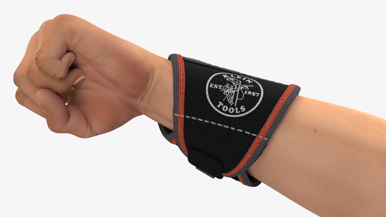 3D Magnetic Wristband on Human Arm