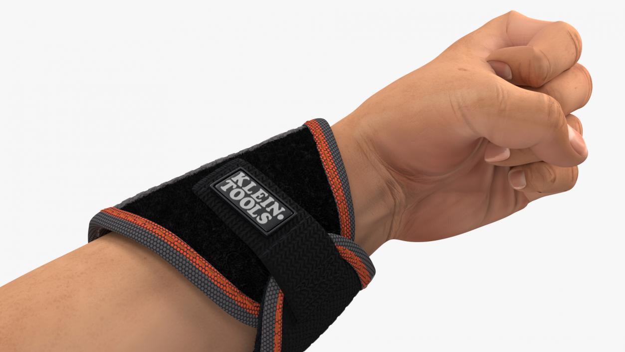 3D Magnetic Wristband on Human Arm