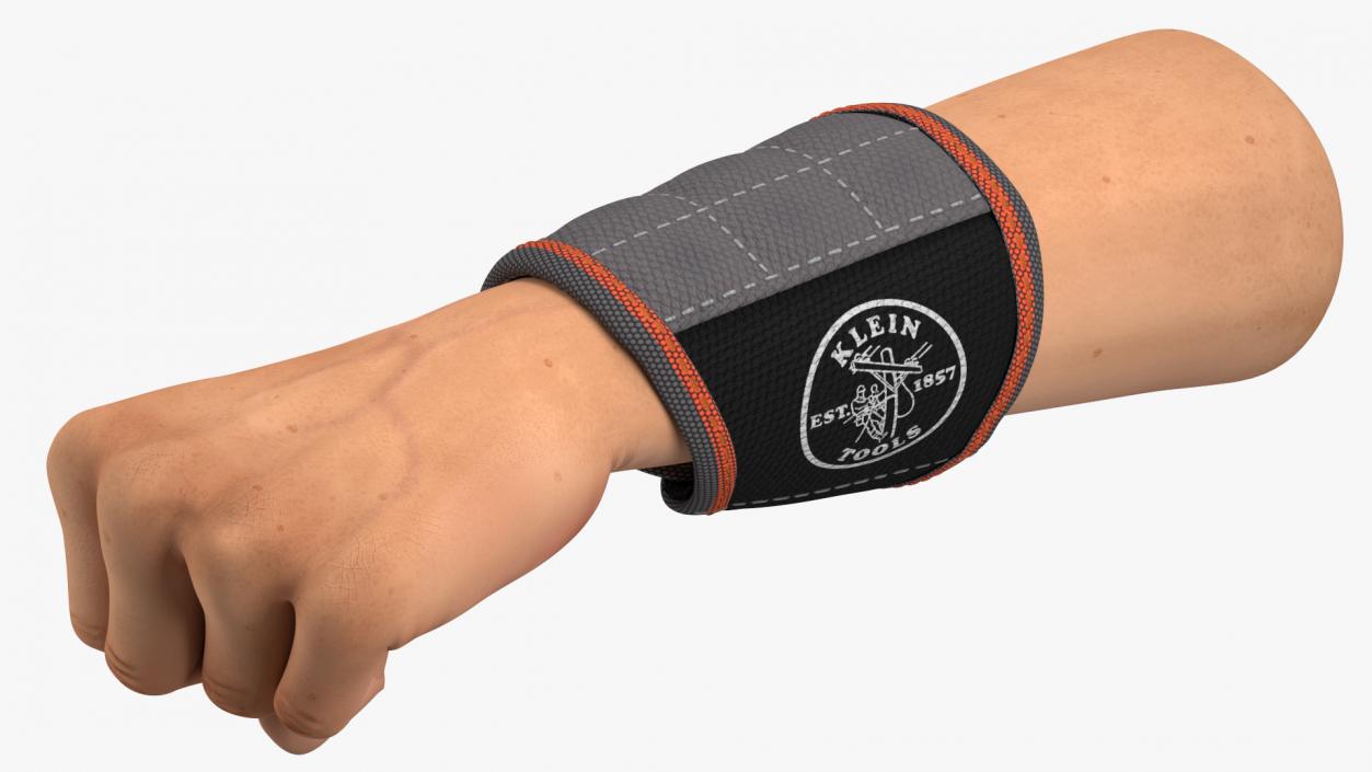 3D Magnetic Wristband on Human Arm