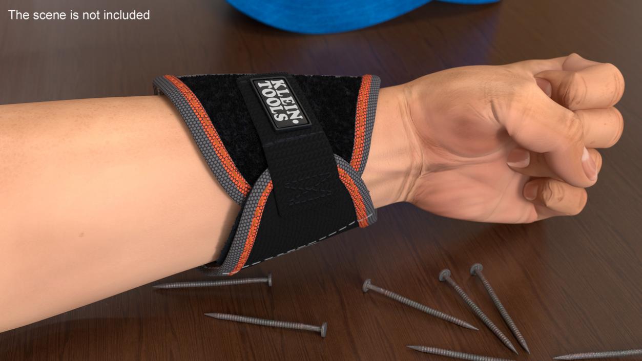 3D Magnetic Wristband on Human Arm